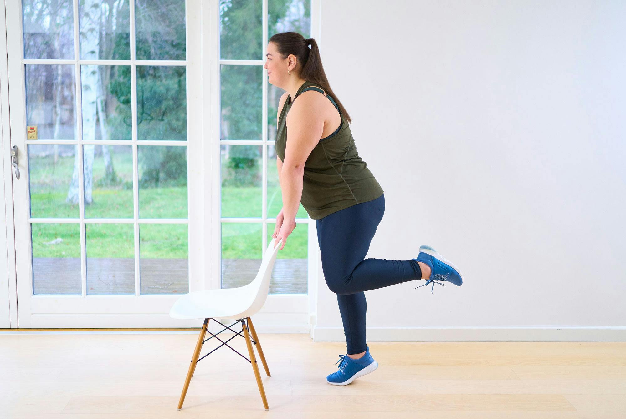 Hällyft på ett ben för den som tränat förut